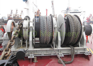 High Stability Marine Deck Winches , Fixed Type Hydraulic Anchor Winch