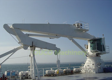 IP 56 Marine Knuckle Boom Crane , Hydraulic Deck Crane High Flexibility